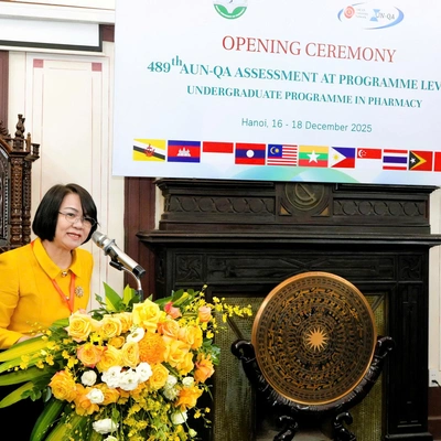 TRƯỜNG ĐẠI HỌC DƯỢC HÀ NỘI KHAI MẠC ĐỢT ĐÁNH GIÁ NGOÀI  AUN-QA: CAM KẾT NÂNG CAO CHẤT LƯỢNG ĐÀO TẠO DƯỢC HỌC